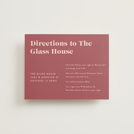 Direction Cards