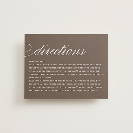 Direction Cards