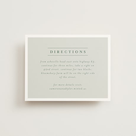 Direction Cards