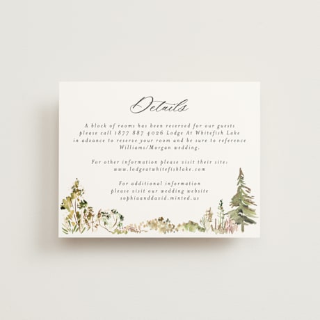 Foil-Pressed Direction Cards