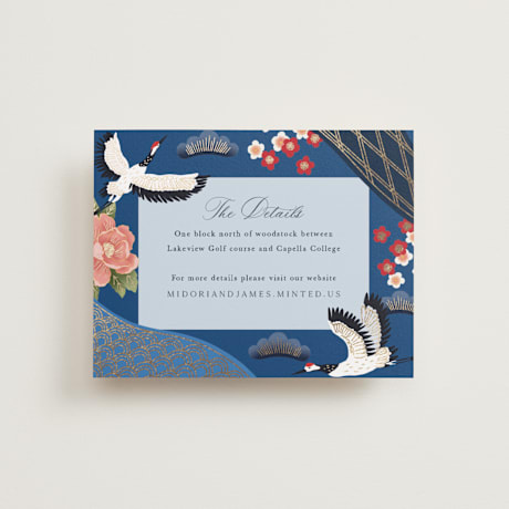 Foil-Pressed Direction Cards