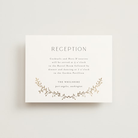 Foil-Pressed Reception Cards