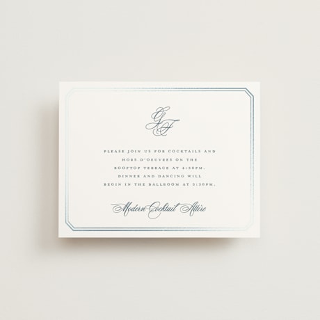 Foil-Pressed Reception Cards