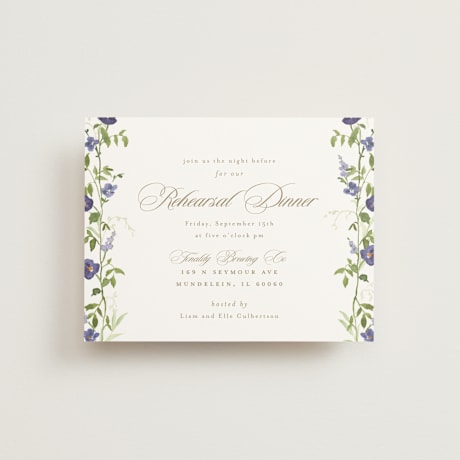 Rehearsal Dinner Cards