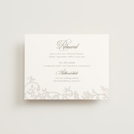 Rehearsal Dinner Cards