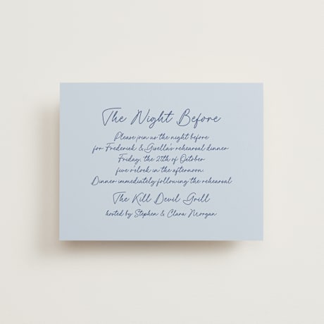 Rehearsal Dinner Cards