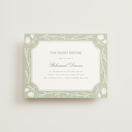 Rehearsal Dinner Cards