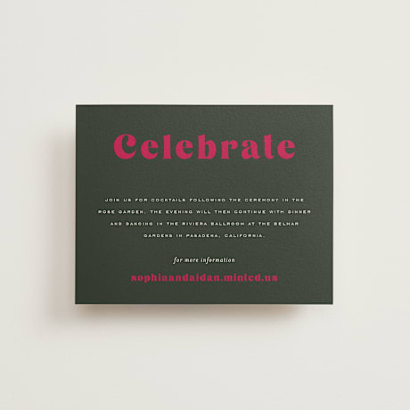 Reception Cards