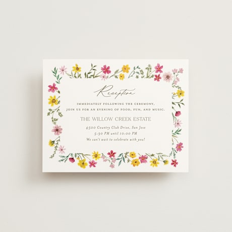 Reception Cards