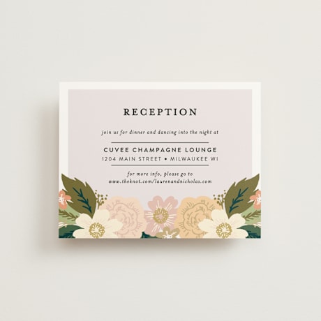 Reception Cards