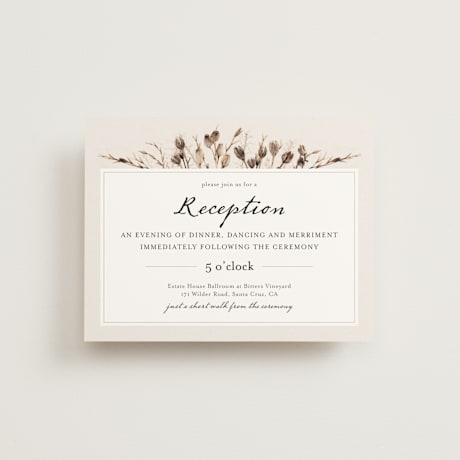 Reception Cards