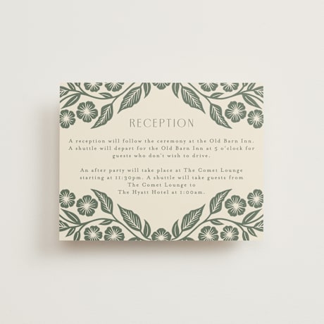 Reception Cards