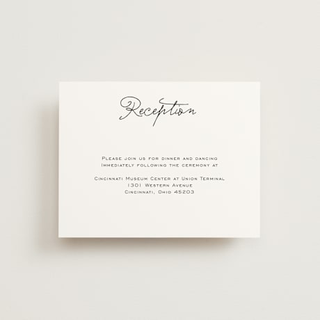 Reception Cards