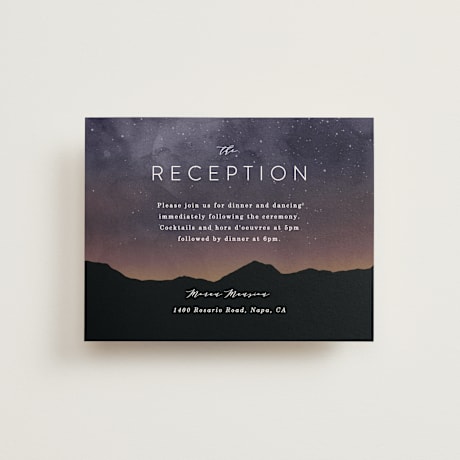 Reception Cards