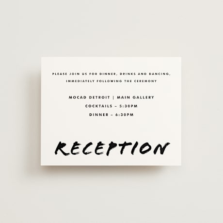 Reception Cards