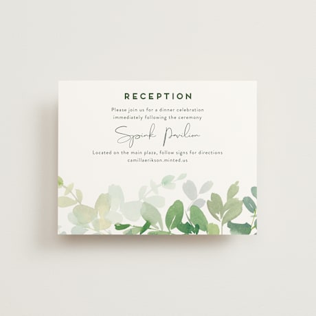 Reception Cards