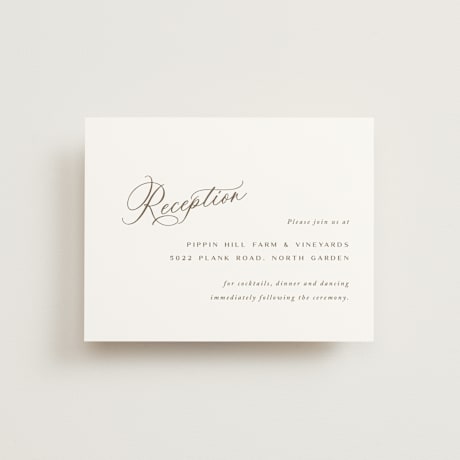 Reception Cards