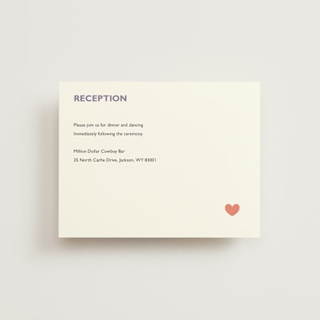 Reception Cards