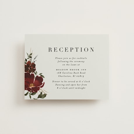 Reception Cards