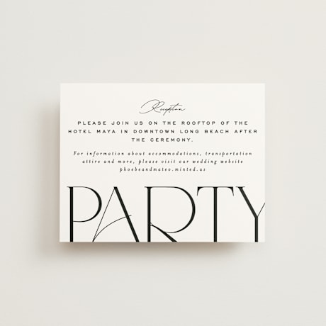 Reception Cards