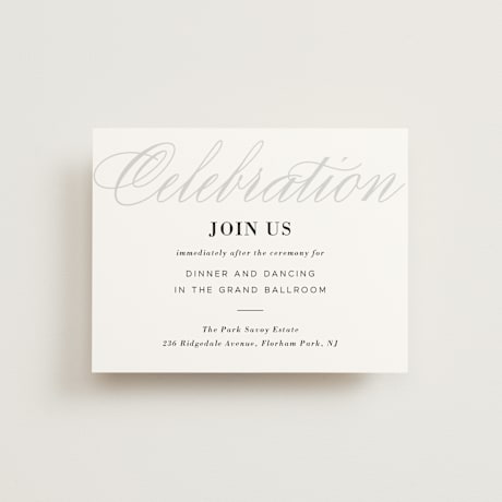 Reception Cards