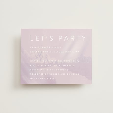 Reception Cards