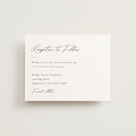 Reception Cards