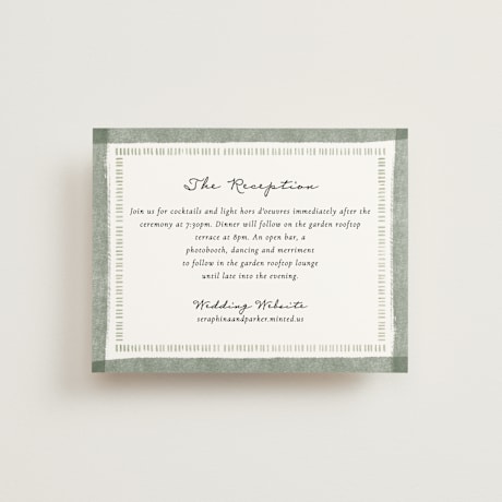 Reception Cards