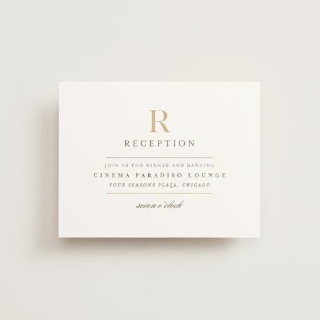 Reception Cards