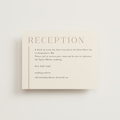Reception Cards