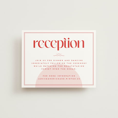 Reception Cards