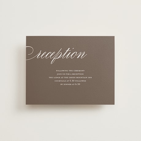 Reception Cards