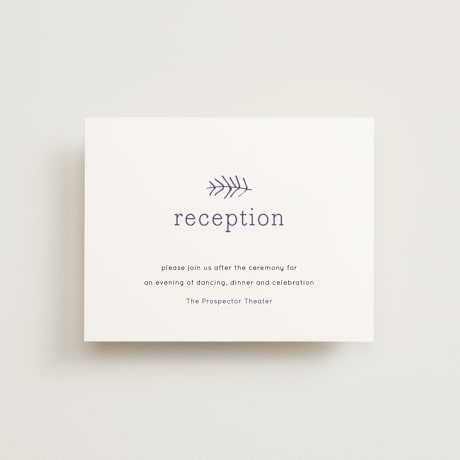Reception Cards