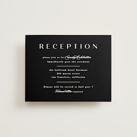 Reception Cards