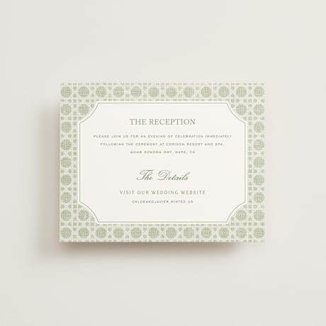 Reception Cards