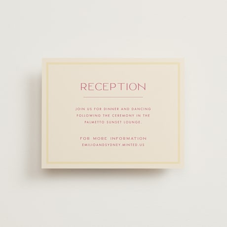 Reception Cards