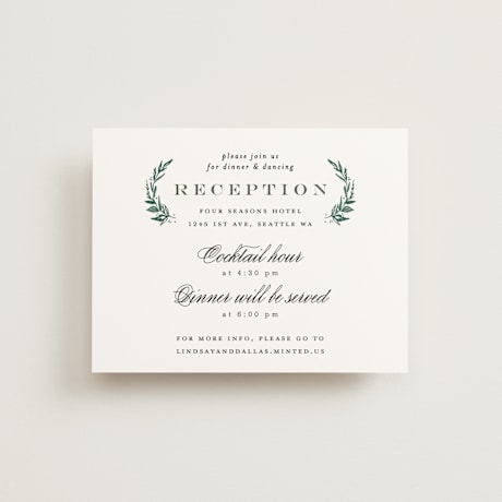 Reception Cards