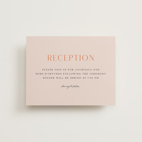 Reception Cards