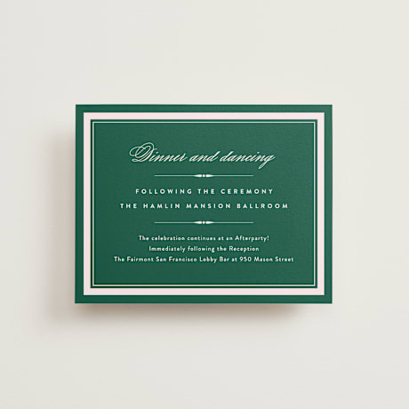 Reception Cards