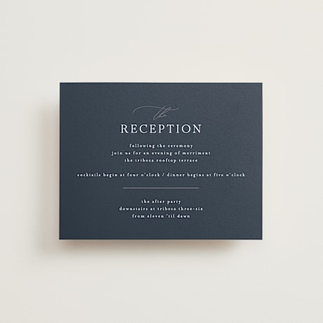 Reception Cards