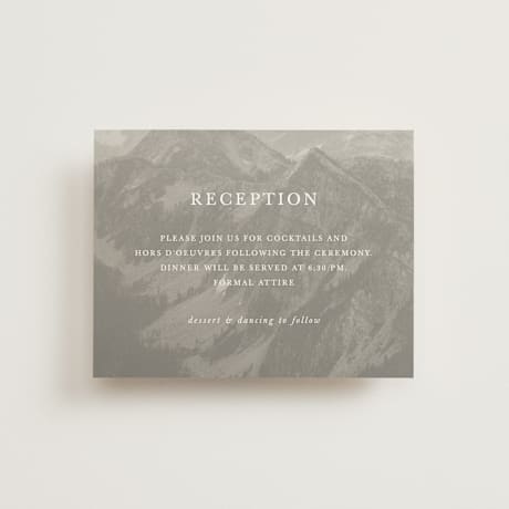 Reception Cards