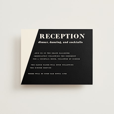 Reception Cards