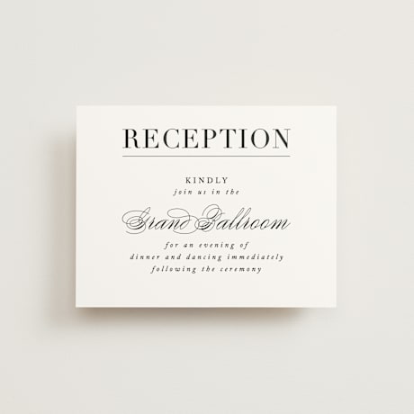 Reception Cards