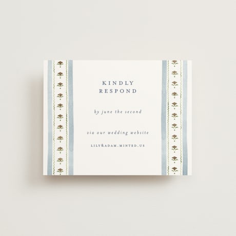 Foil-Pressed RSVP Online Enclosure Cards