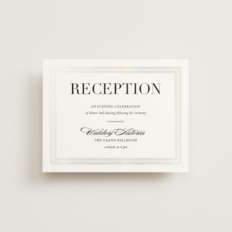 Gloss-Press Reception Cards