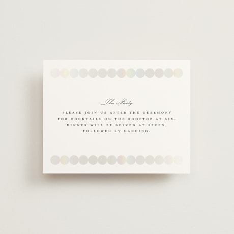 Gloss-Press Reception Cards