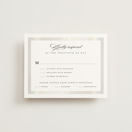 Gloss-Press RSVP Cards