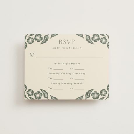 Multi-Event RSVP Cards