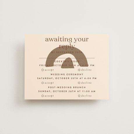 Multi-Event RSVP Cards