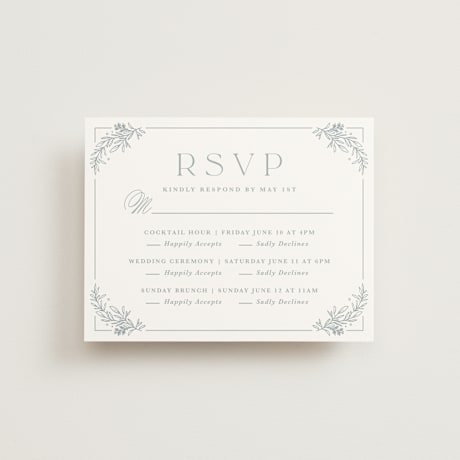 Multi-Event RSVP Cards